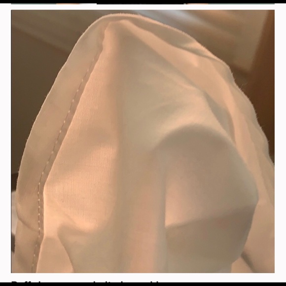 Puff sleeve wrap belted crop blouse - Picture 3 of 4